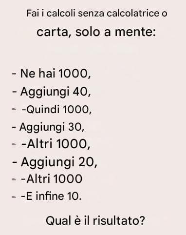 sfida per la mente