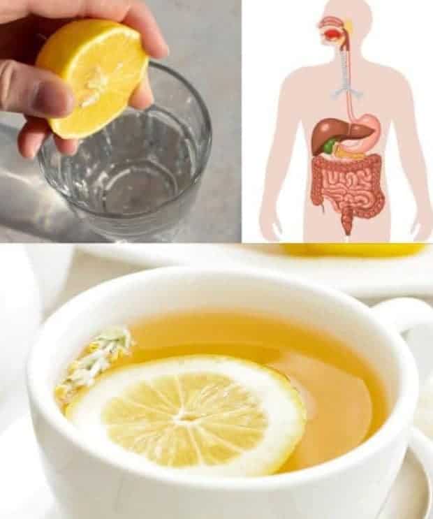Acqua e limone mattutino