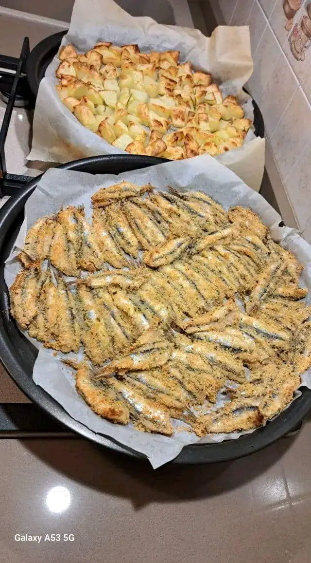 Alici gratinate al forno