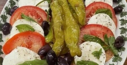 Antipasto mozzarella e pepe