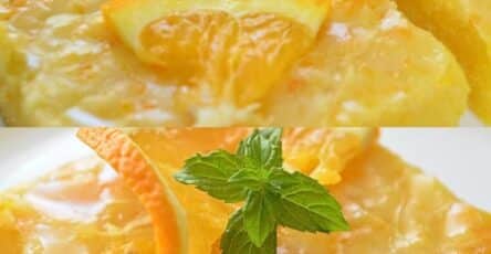 Arancia dessert semplice