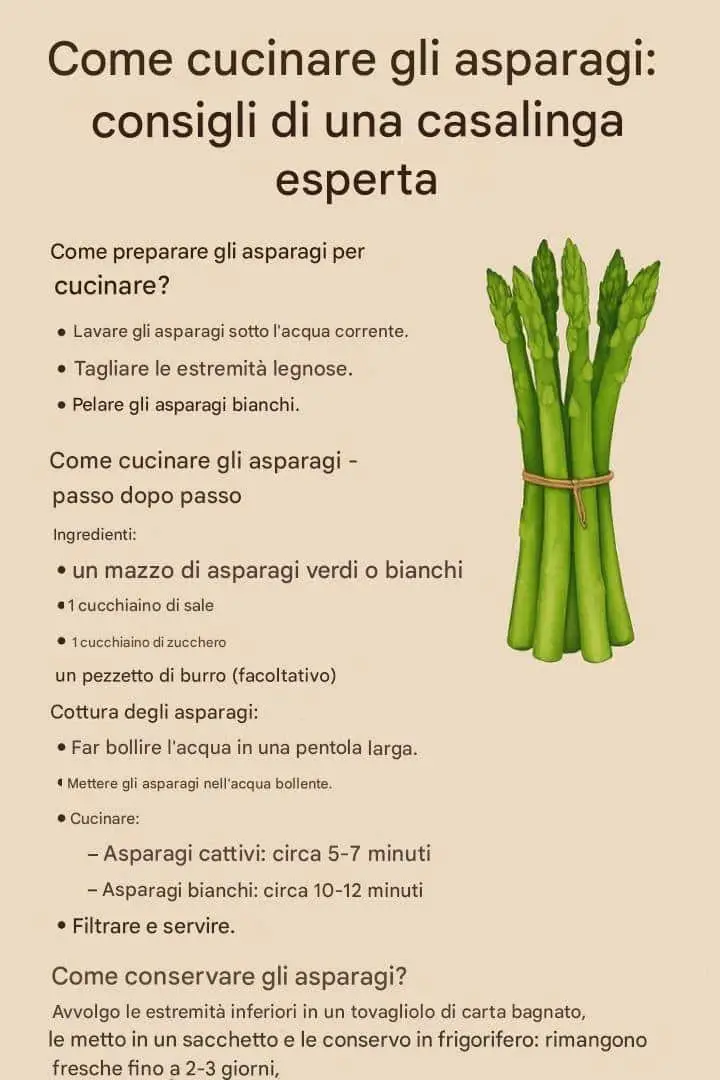Asparagi freschi ricetta
