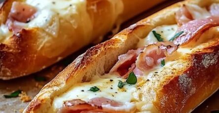 Baguette ripiene prosciutto mozzarella