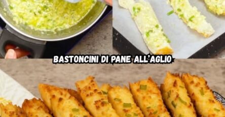 Bastoncini di pane aglio