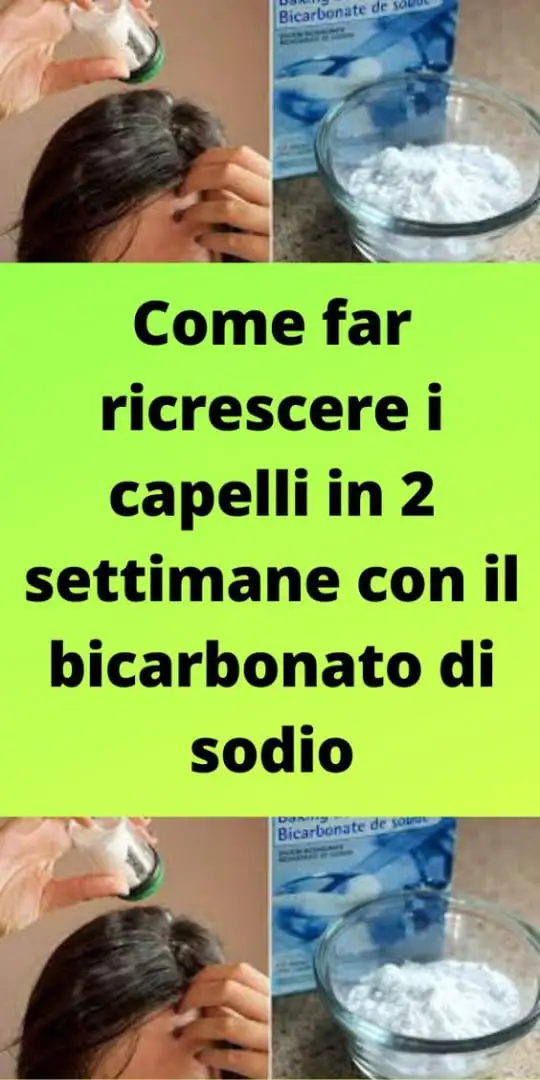 Bicarbonato di sodio capelli