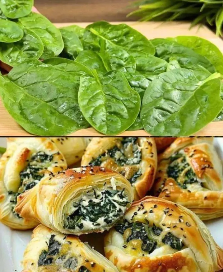Bignè di formaggio e spinaci