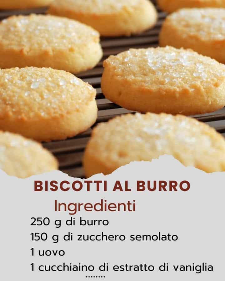 Biscotti al burro golosi