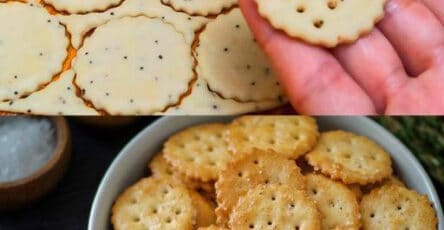 Biscotti al formaggio e semi di papavero