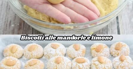 Biscotti alle mandorle e limone