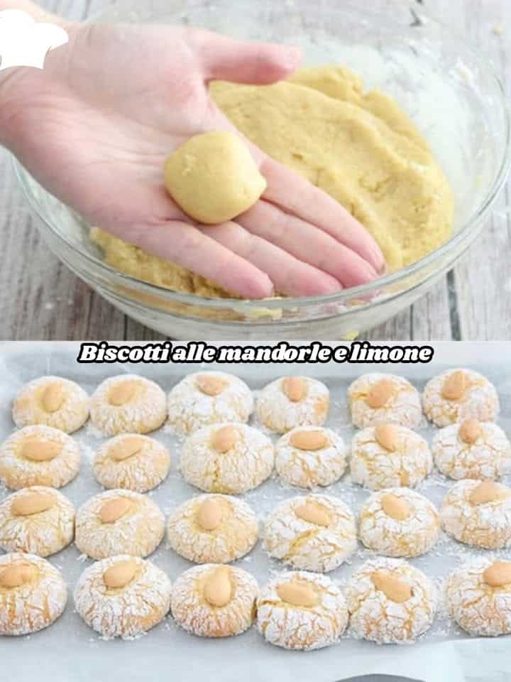 Biscotti alle mandorle e limone