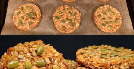 Biscotti di carote e avena