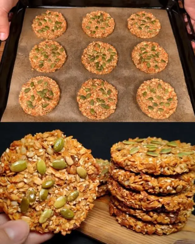 Biscotti di carote e avena