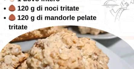 Biscotti noci mandorle croccanti