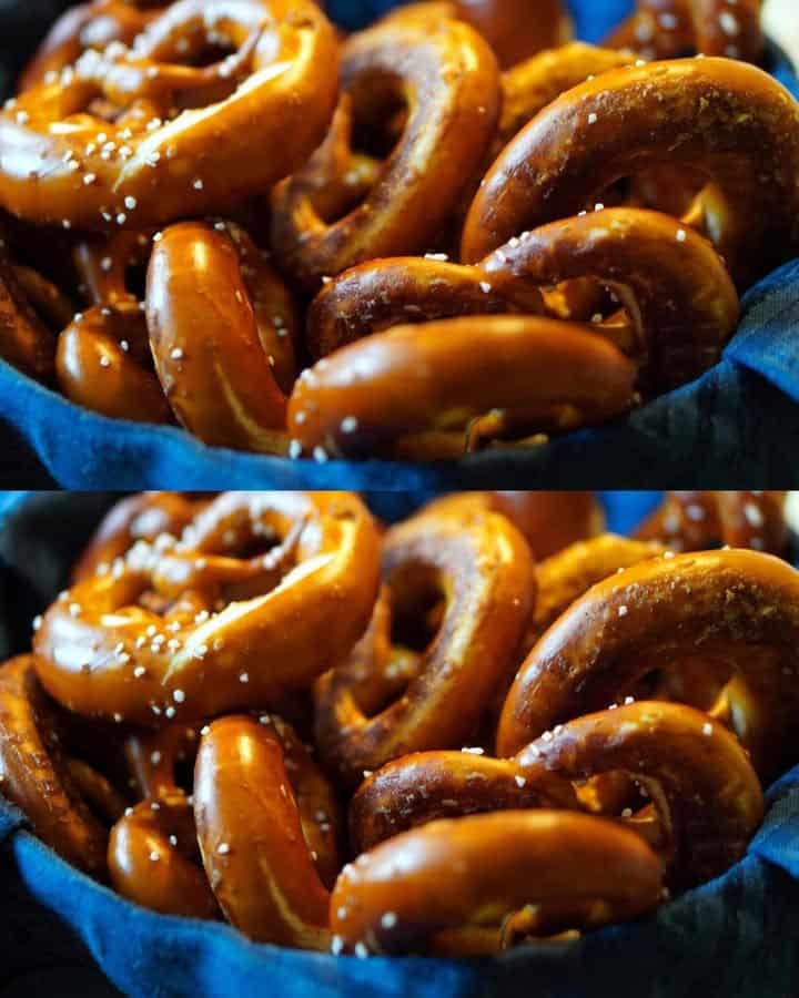 Bretzel salsi anelli croccanti