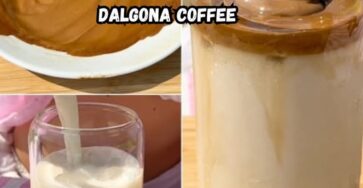 Caffè Dalgona spiaggia