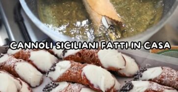 Cannoli siciliani fatti in casa