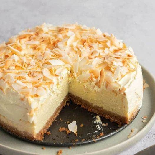 Cheesecake al cocco