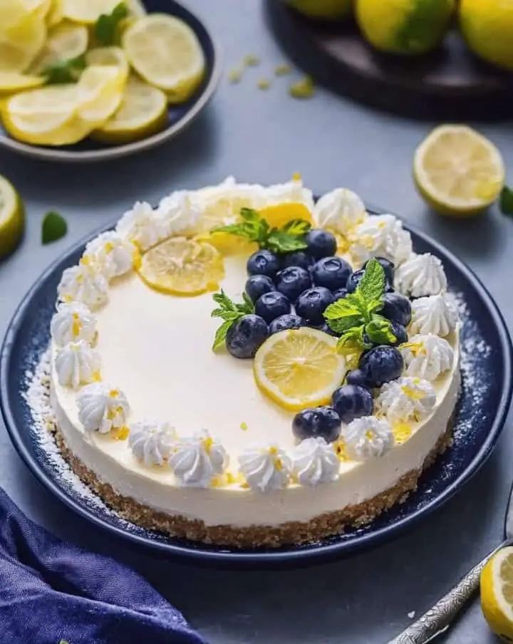 Cheesecake al limone senza cottura