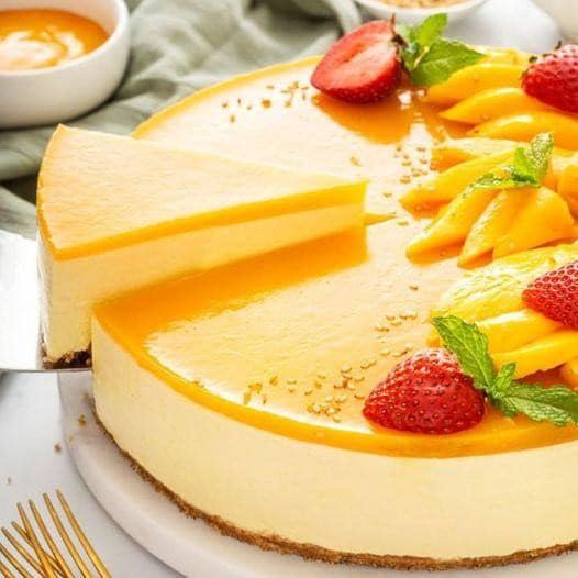 Cheesecake al mango ricetta
