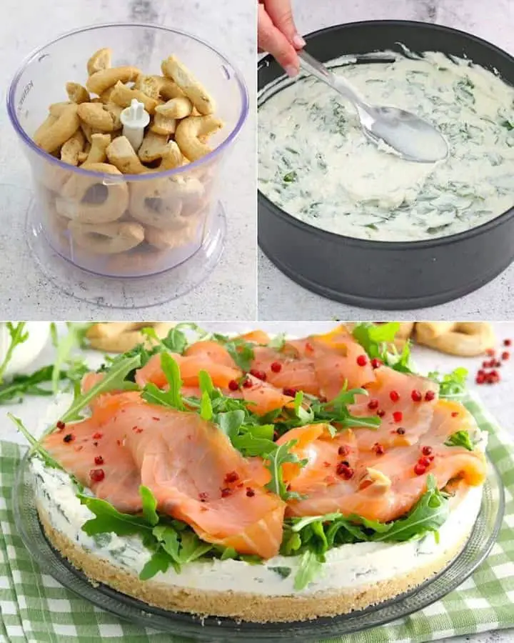 Cheesecake al salmone