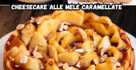 Cheesecake alle mele