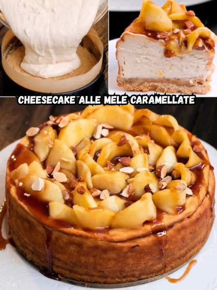 Cheesecake alle mele