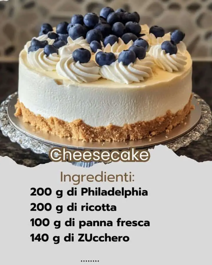 Cheesecake irresistibile classica