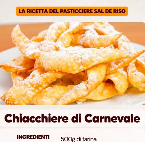 Chiacchiere di Sal De Riso