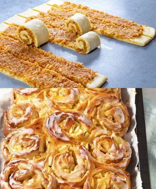 Chiocciole di mela dolci
