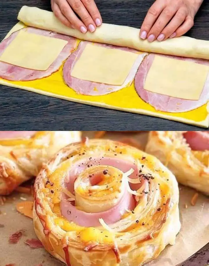 Chiocciole di pasta sfoglia