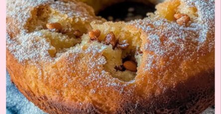 Ciambellone con noci e mele