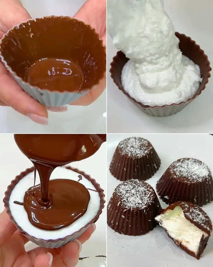 Cioccolato, yogurt e cocco