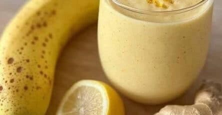 Cocktail rinfrescante banana zenzero