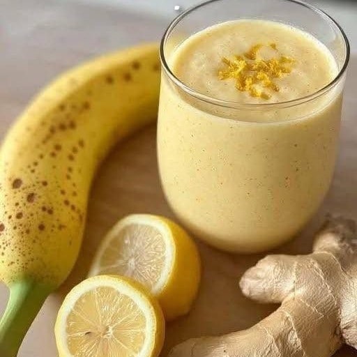 Cocktail rinfrescante banana zenzero