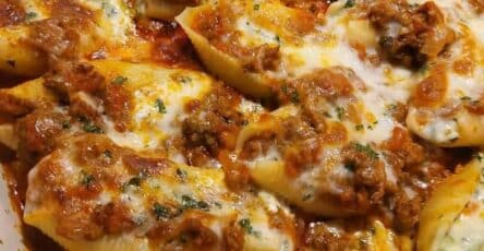 Conchiglie ripiene di taco