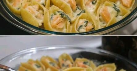 Conchiglioni salmone zucchine