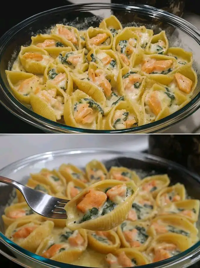 Conchiglioni salmone zucchine