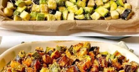 Contorno di melanzane e zucchine