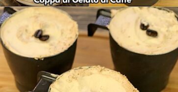 Coppa di gelato caffè