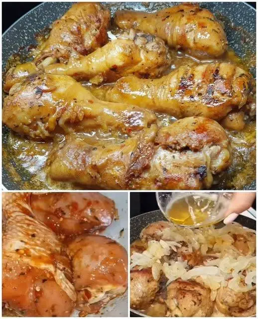 Cosce di pollo in padella