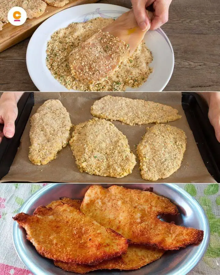 Cotoletta al forno croccante