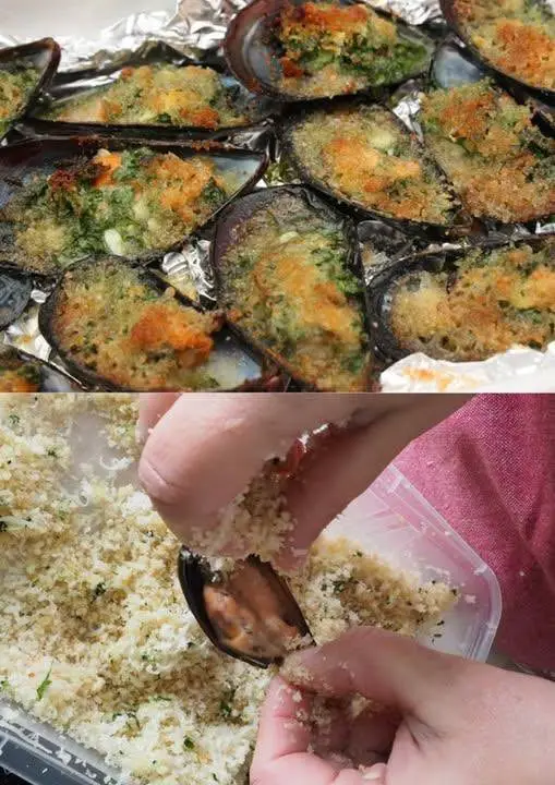 Cozze gratinate saporite