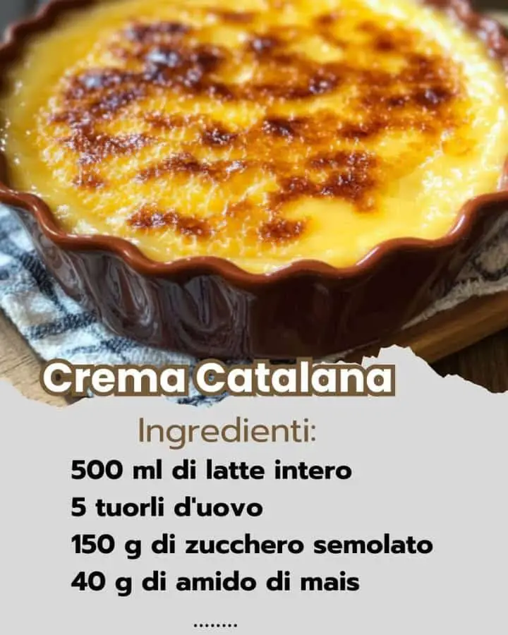 Crema catalana deliziosa