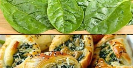 Croissant spinaci formaggio