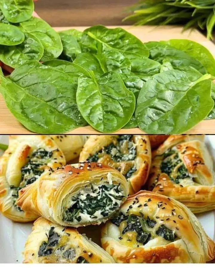 Croissant spinaci formaggio