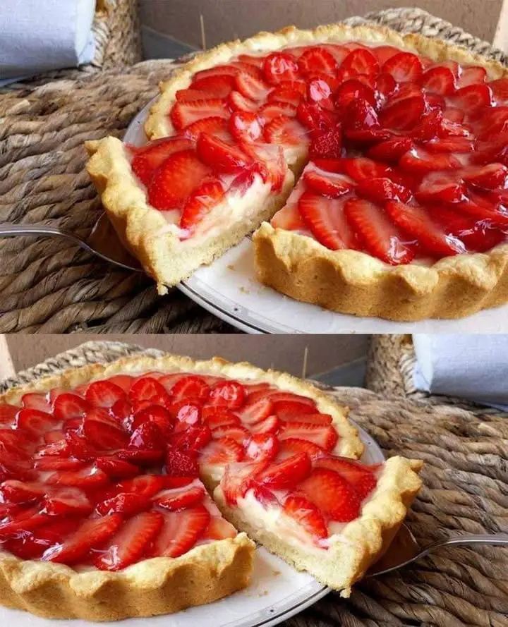 Crostata di fragole facile