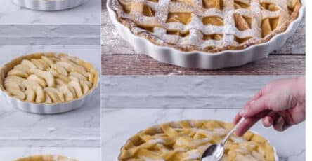 Crostata di mele leggera