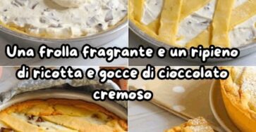Crostata ricotta cioccolato