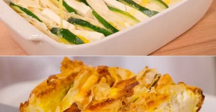 Crostata zucchine e feta