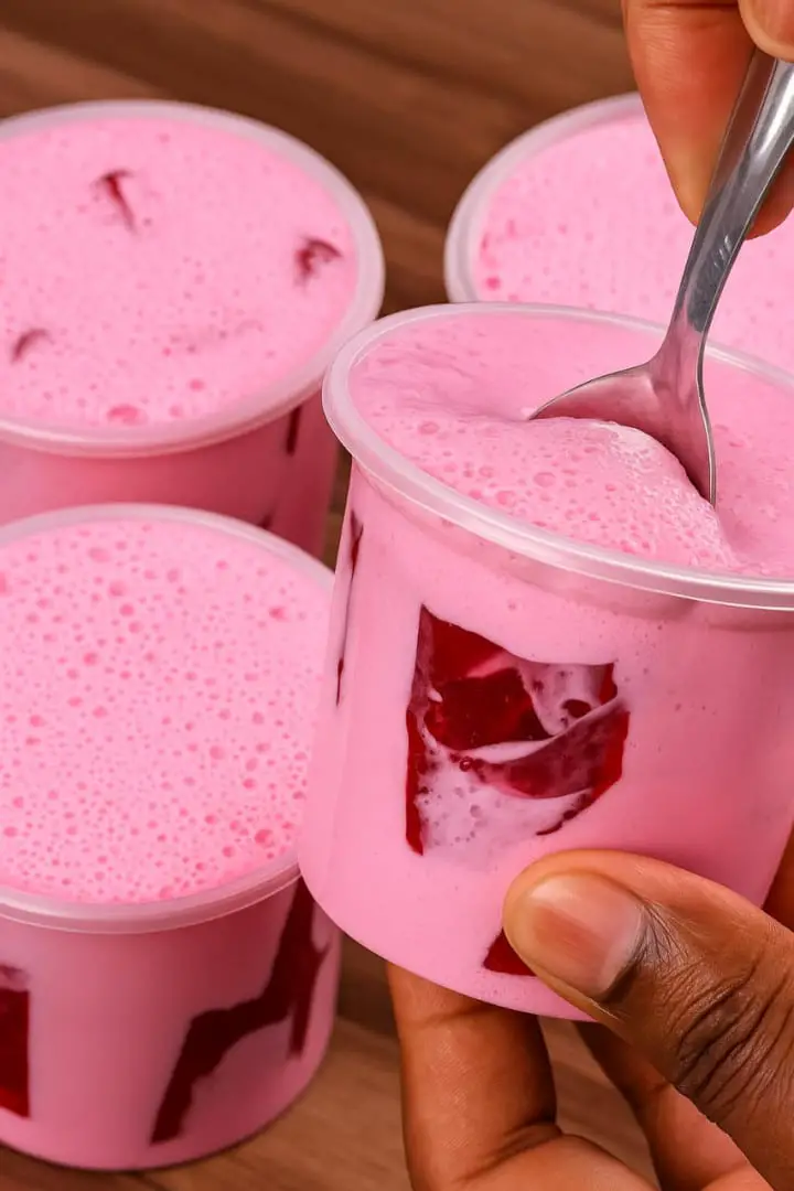 Dessert veloce con acqua